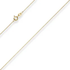 0,6mm Veneziakette Goldkette Collier Halskette aus 585 Gold Gelbgold 36cm