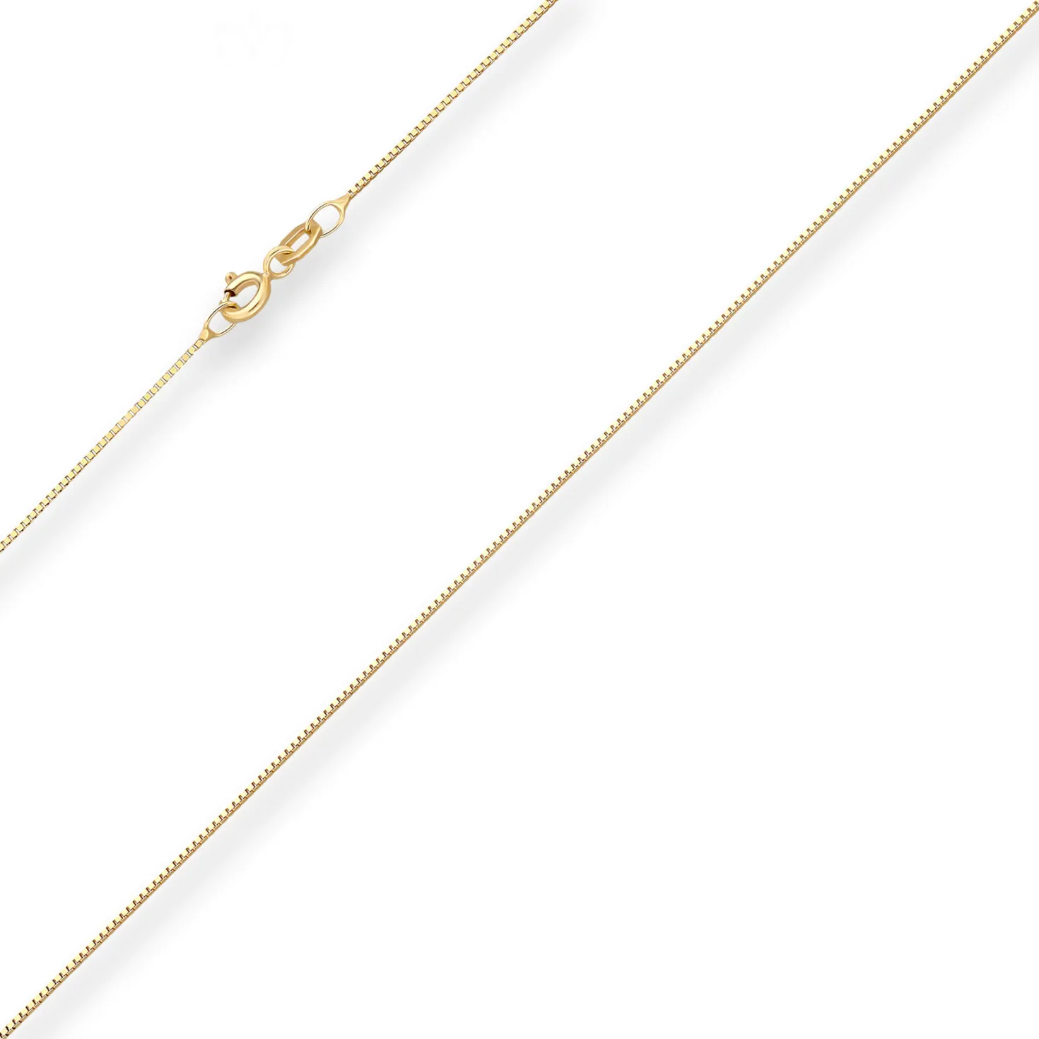0,7mm Veneziakette Goldkette Collier Halskette aus 750 Gold Gelbgold 42cm