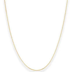0,8mm Veneziakette Goldkette Collier Halskette aus 585 Gold Gelbgold 42cm