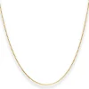 0,9mm Veneziakette Goldkette Collier Halskette aus 750 Gold Gelbgold 38cm