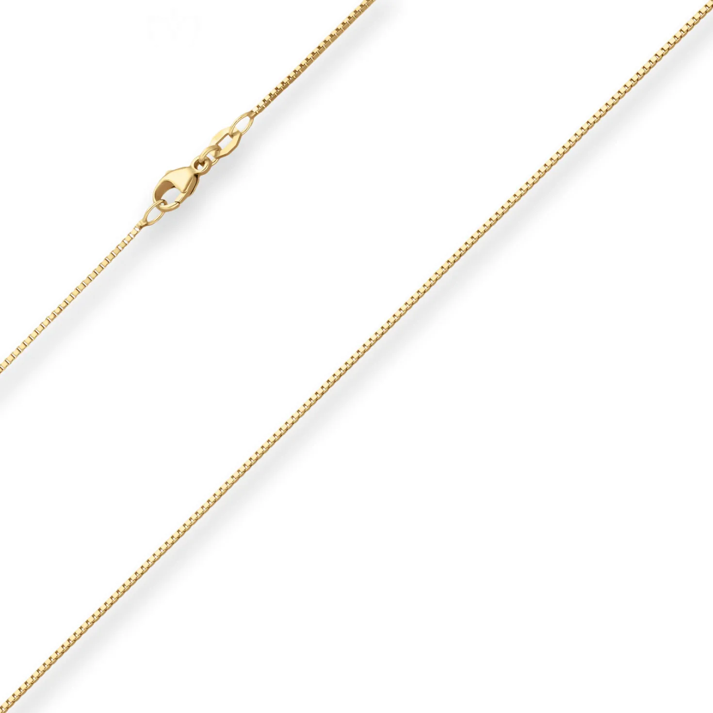 0,9mm Veneziakette Goldkette Collier Halskette aus 750 Gold Gelbgold 38cm