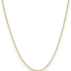 1,2mm Veneziakette Goldkette Collier Halskette aus 333 Gold Gelbgold 38cm
