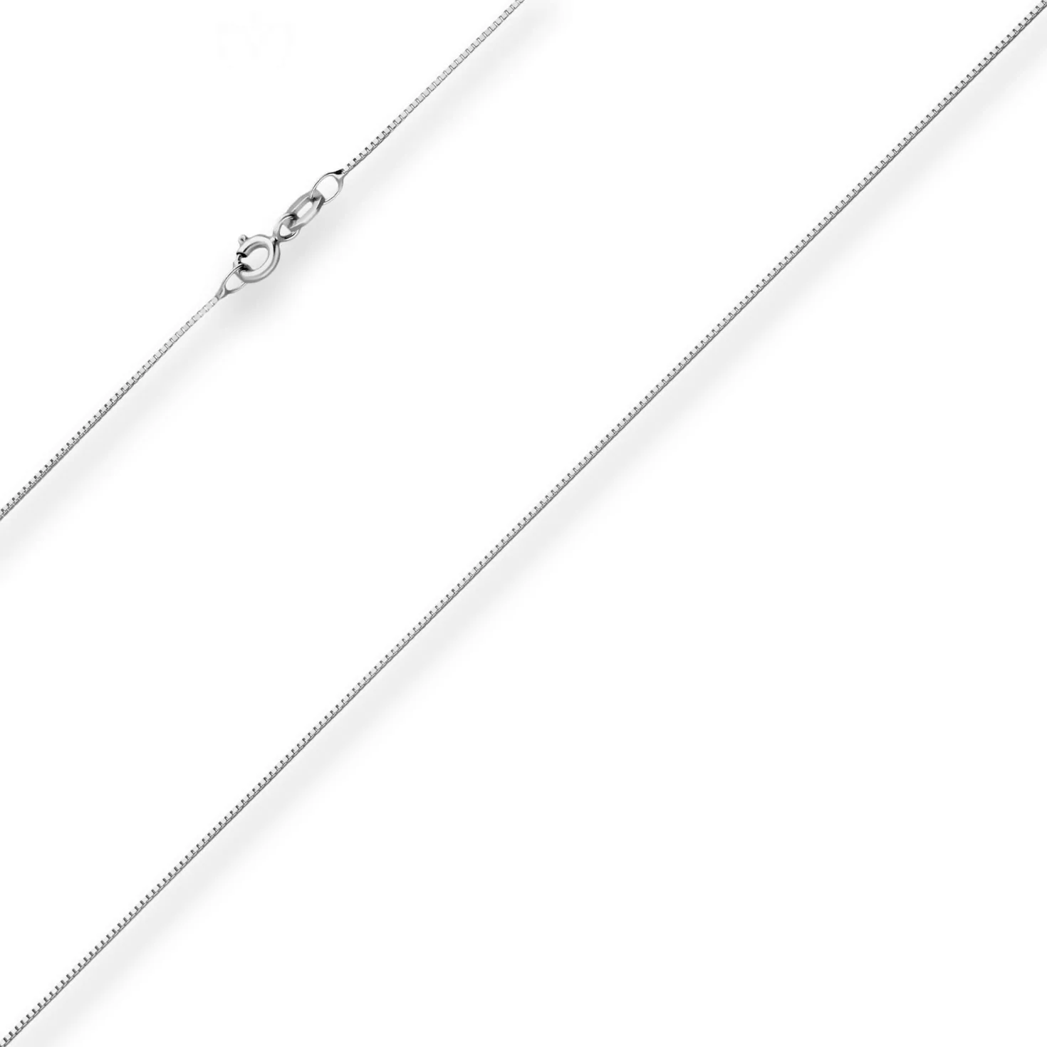 0,7mm Veneziakette Goldkette Collier Halskette aus 585 Gold Weißgold 34cm