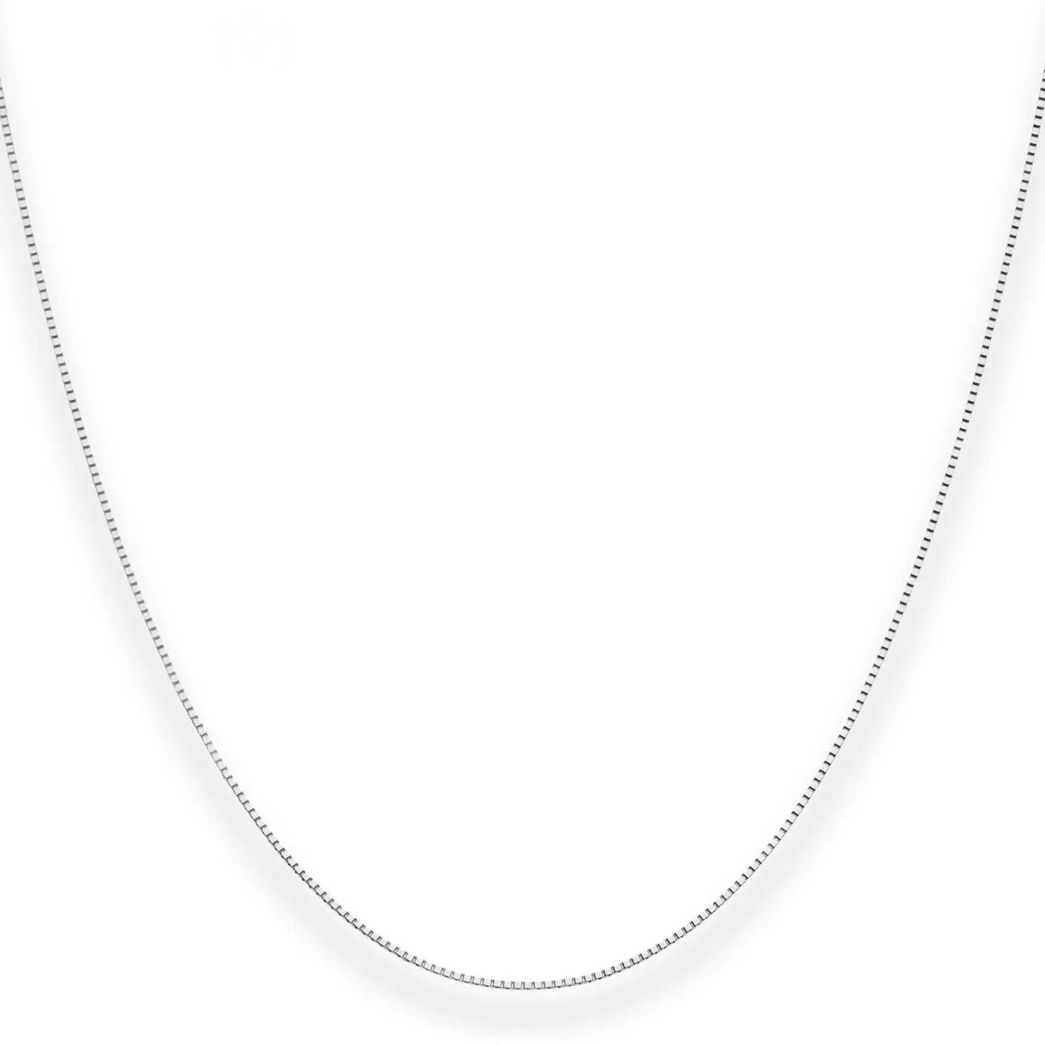0,7mm Veneziakette Goldkette Collier Halskette aus 375 Gold Weißgold 45cm