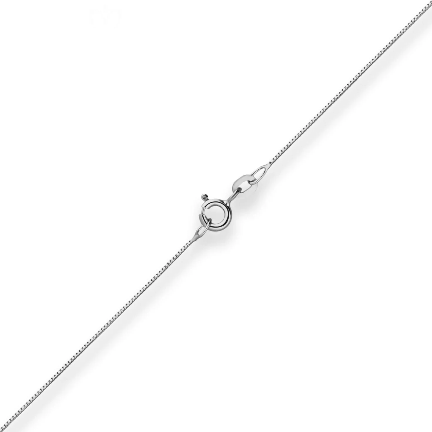 0,6mm Veneziakette Goldkette Collier Halskette aus 585 Gold Weißgold 45cm