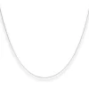 0,9mm Veneziakette Goldkette Collier Halskette aus 375 Gold Weißgold 50cm
