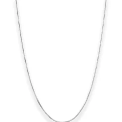 0,7mm Veneziakette Goldkette Collier Halskette aus 585 Gold Weißgold 36cm