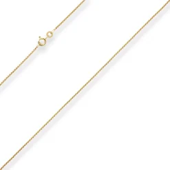 1,2mm Veneziakette rund Collier Halskette aus 333 Gold Gelbgold 42cm