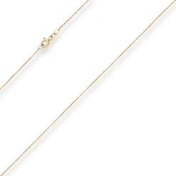 0,8mm Veneziakette rund Collier Halskette aus 333 Gold Gelbgold 42cm