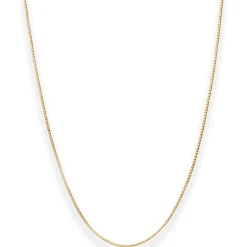 0,8mm Veneziakette rund Collier Halskette aus 333 Gold Gelbgold 42cm