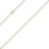 1,2mm Veneziakette rund Collier Halskette aus 585 Gold Gelbgold 65cm