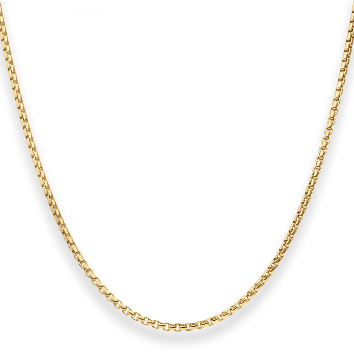 2mm Veneziakette rund Goldkette Collier Halskette aus 333 Gold Gelbgold 45cm