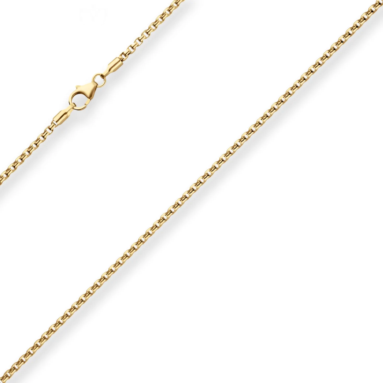 2mm Veneziakette rund Goldkette Collier Halskette aus 333 Gold Gelbgold 60cm