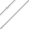 2,7mm Veneziakette rund Kette Collier Halskette aus 925 Silber rhodiniert 80cm