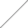 2,7mm Veneziakette rund Kette Collier Halskette aus 925 Silber rhodiniert 45cm