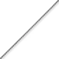 2,7mm Veneziakette rund Kette Collier Halskette aus 925 Silber rhodiniert 45cm