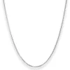 1,5mm Veneziakette rund Silberkette Collier Halskette aus 925 Silber 70cm