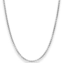 2,7mm Veneziakette rund Silberkette Collier Halskette aus 925 Silber 42cm