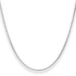 2mm Veneziakette rund Silberkette Collier Halskette aus 925 Silber 45cm