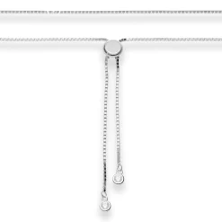 1,2mm Veneziakette Silberkette Collier Halskette aus 925 Silber 70cm Zirkonia