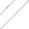 1,2mm Veneziakette Silberkette Collier Halskette aus 925 Silber rhodiniert 50cm