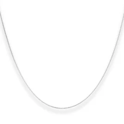 0,9mm Veneziakette Silberkette Collier Halskette aus 925 Silber rhodiniert 90cm