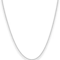 1,2mm Veneziakette Silberkette Collier Halskette aus 925 Silber 75cm