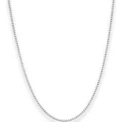 1,4mm Veneziakette Silberkette Collier Halskette aus 925 Silber rhodiniert 55cm