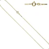 1,0mm Venezianerkette Collier 585 Gelbgold Gold Kette Halskette, 40cm