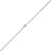 1,5mm Venezianerkette 750 Gold Gelbgold Kette Collier Halskette rund 38cm