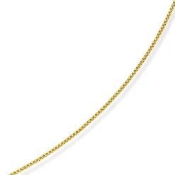 1,5mm Venezianerkette 750 Gold Gelbgold Kette Collier Halskette rund 40cm