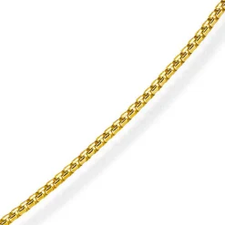 1,5mm Venezianerkette 750 Gold Gelbgold Kette Collier Halskette rund 40cm