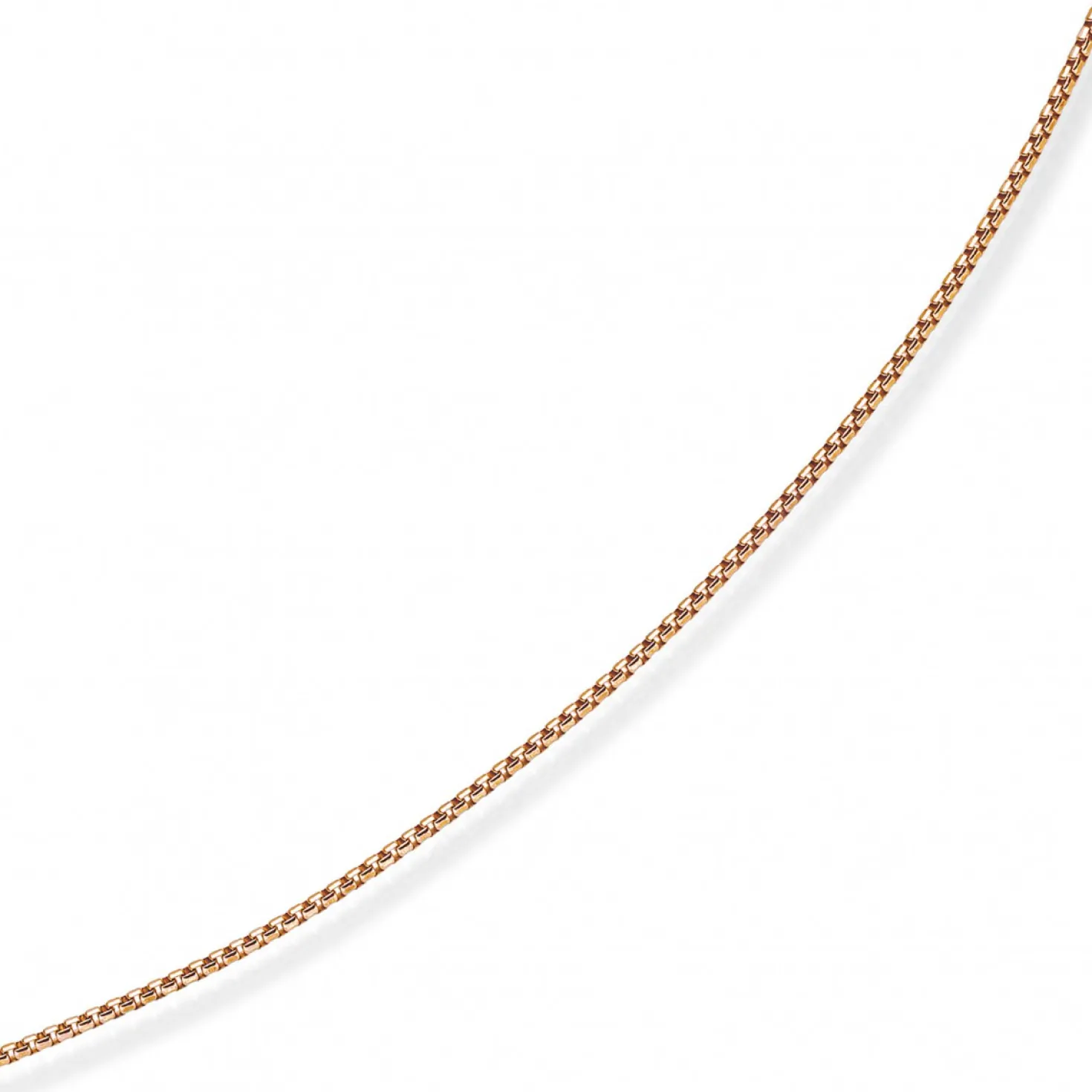 1,5mm Venezianerkette 585 Gold Rotgold Kette Collier Halskette rund 60cm