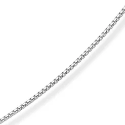 1,5mm Venezianerkette 750 Gold Weißgold Kette Collier Halskette rund 40cm