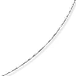 1,5mm Venezianerkette 750 Gold Weißgold Kette Collier Halskette rund 55cm