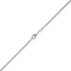 1,5mm Venezianerkette 585 Gold Weißgold Kette Collier Halskette rund 55cm