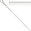 1,2mm Venezianerkette Kette Collier aus echtem 925 Silber 45cm