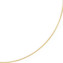 0,9mm Venezianerkette Kette Collier aus 585 Gold Gelbgold, 40cm, Damen