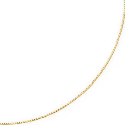 0,9mm Venezianerkette Kette Collier aus 585 Gold Gelbgold, 50cm, Damen