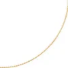 0,9mm Venezianerkette Kette Collier aus 585 Gold Gelbgold, 60cm, Damen