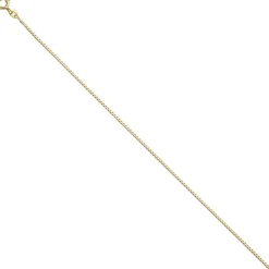1,3mm Venezianerkette Kette Collier Halskette aus 925 Silber vergoldet 45cm