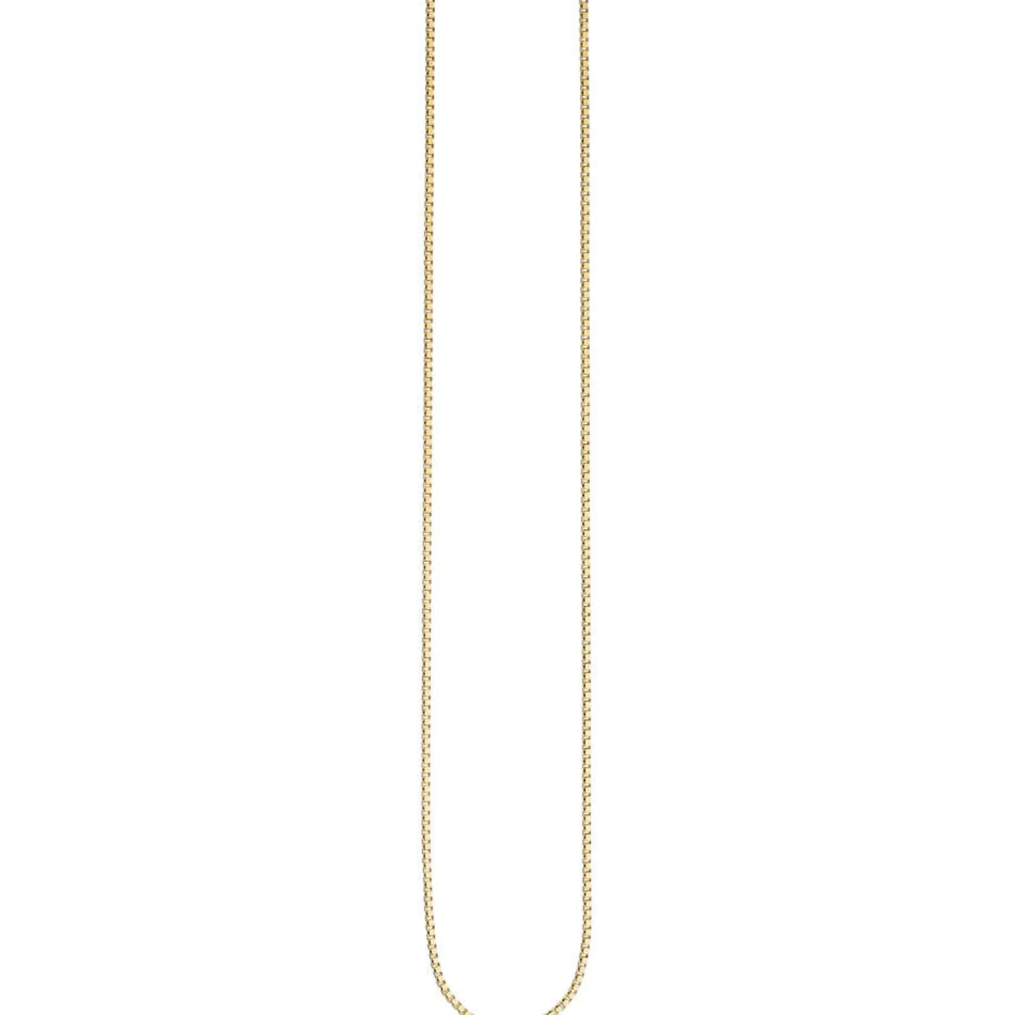 1,3mm Venezianerkette Kette Collier Halskette aus 925 Silber vergoldet 50cm