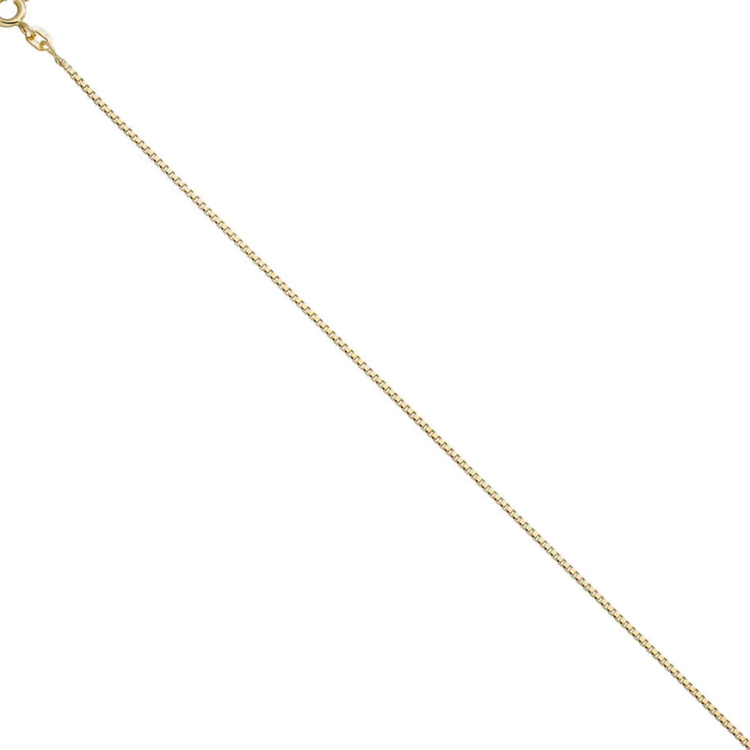 1,3mm Venezianerkette Kette Collier Halskette aus 925 Silber vergoldet 50cm