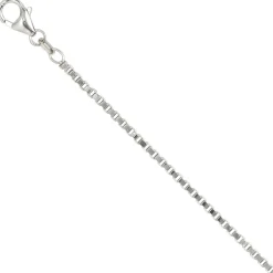 1,8mm Venezianerkette Kette Collier, 925 Silber, Silberkette, 50 cm