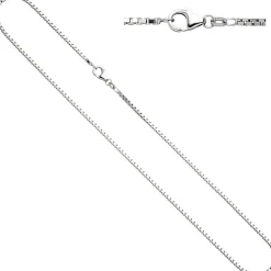 1,2mm Venezianerkette Kette Collier, 925 Silber, Silberkette, 38 cm