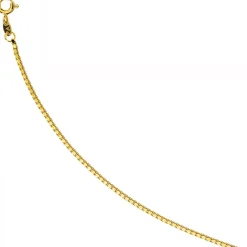 1,5mm Venezianerkette Kette, 585 Gold Gelbgold, Goldkette, 42 cm