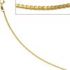 1,5mm Venezianerkette Kette, 333 Gold Gelbgold, Goldkette, 42 cm