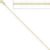 1,5mm Venezianerkette Kette, 333 Gold Gelbgold, Goldkette, 45 cm