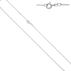 0,9mm Venezianerkette Kette Halskette Collier 333 Gold Weißgold 45cm