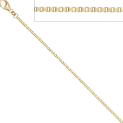 1,8mm Venezianerkette Kette Halskette Halsschmuck aus 585 Gold Gelbgold, 60cm